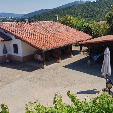 Garai Etxea, Casa Adosada En La Montana Arrankudiaga Esterno foto