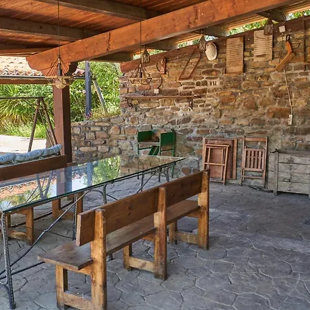 Garai Etxea, Casa Adosada En La Montana Arrankudiaga Esterno foto